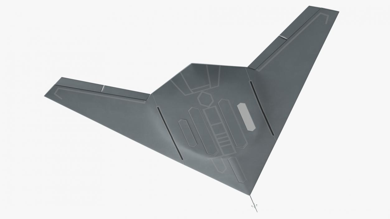 Stealth UCAV Flight 3D model