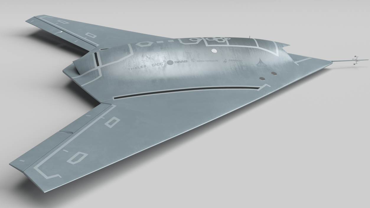 Stealth UCAV Flight 3D model