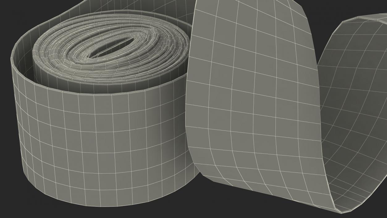 Blue Sewing Tape Measure 3D model