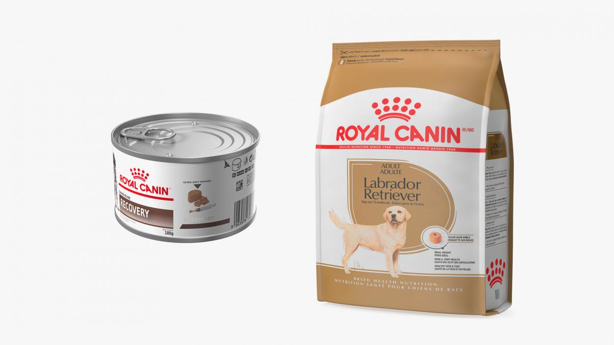 3D Royal Canin Pet Food Collection