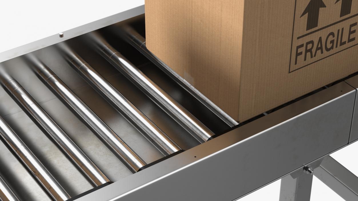 The Box on Conveyor 3D model