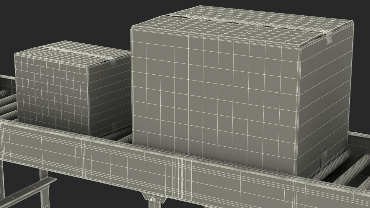 The Box on Conveyor 3D model