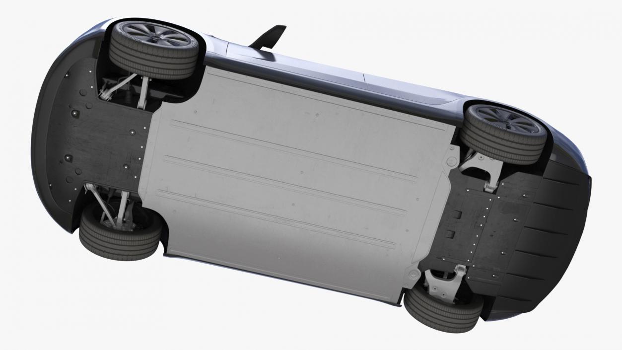 3D Tesla Model 3 2024 with Roofbox