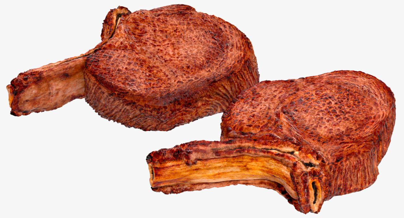 3D model Beef Ribeye Steak Bone In