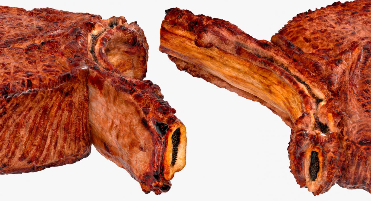 3D model Beef Ribeye Steak Bone In