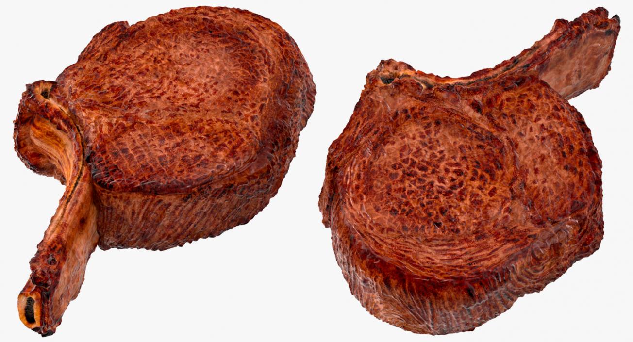 3D model Beef Ribeye Steak Bone In