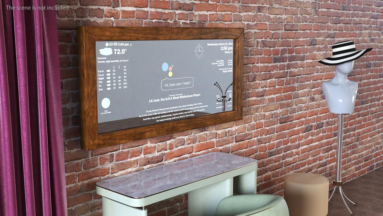 3D model Home Smart Mirror(1)