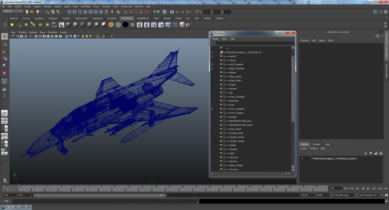 McDonnell Douglas F-4 Phantom II 3D