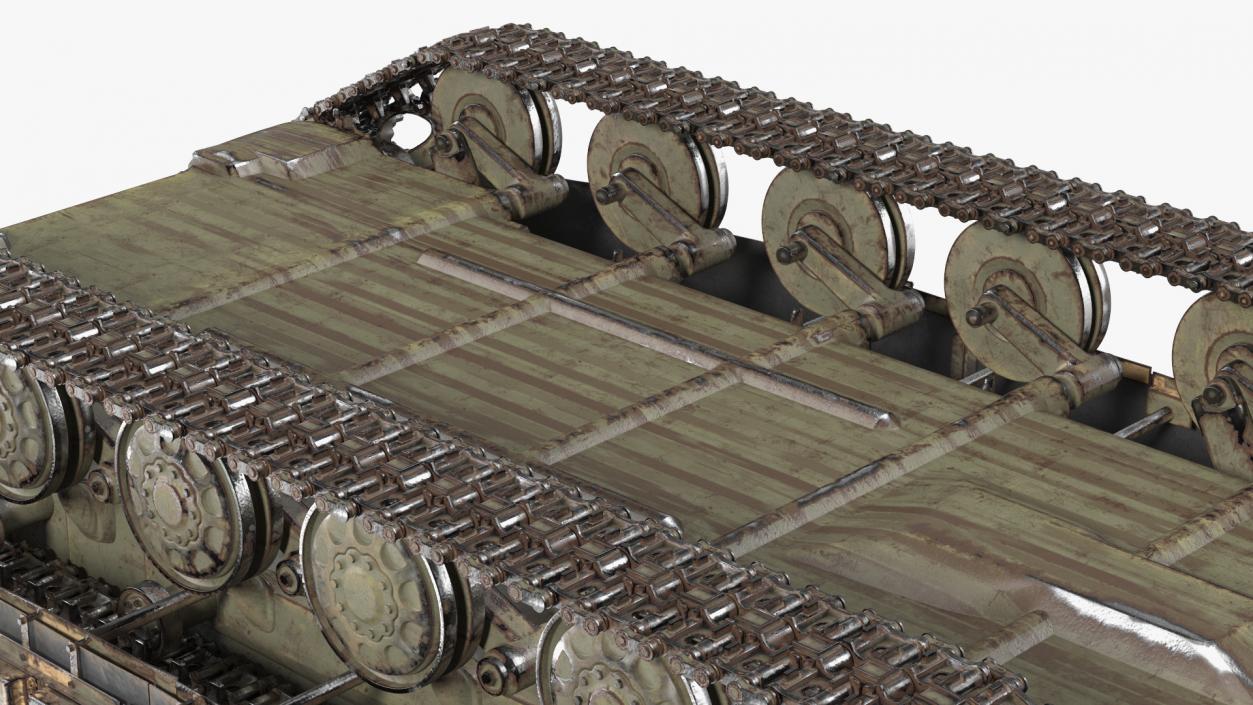 3D model Main Battle Tank T-64 BV Dirty