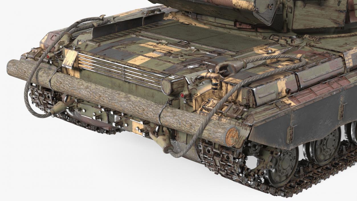 3D model Main Battle Tank T-64 BV Dirty