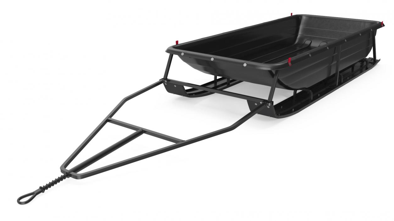 Utility Ski Cargo Sled 3D