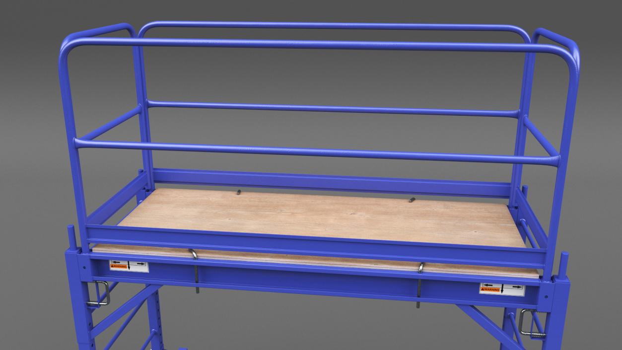 3D Rolling Scaffold Blue