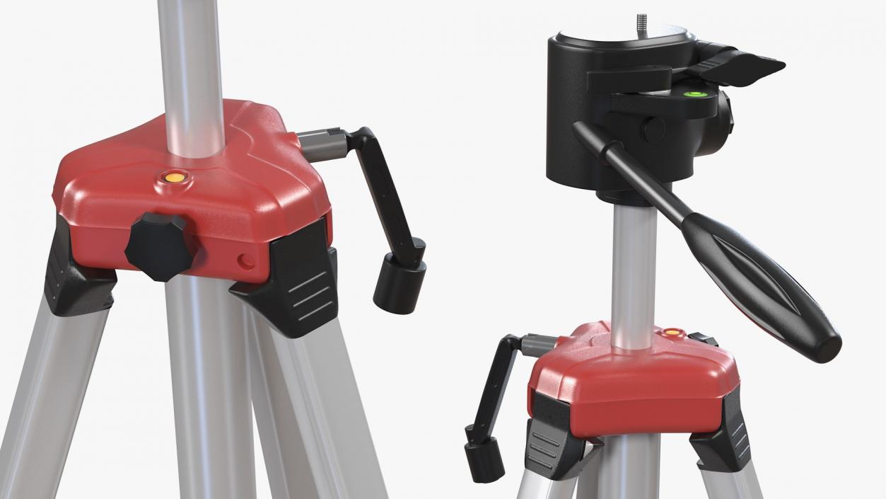 3D model Adjustable Laser Level Tripod Stand