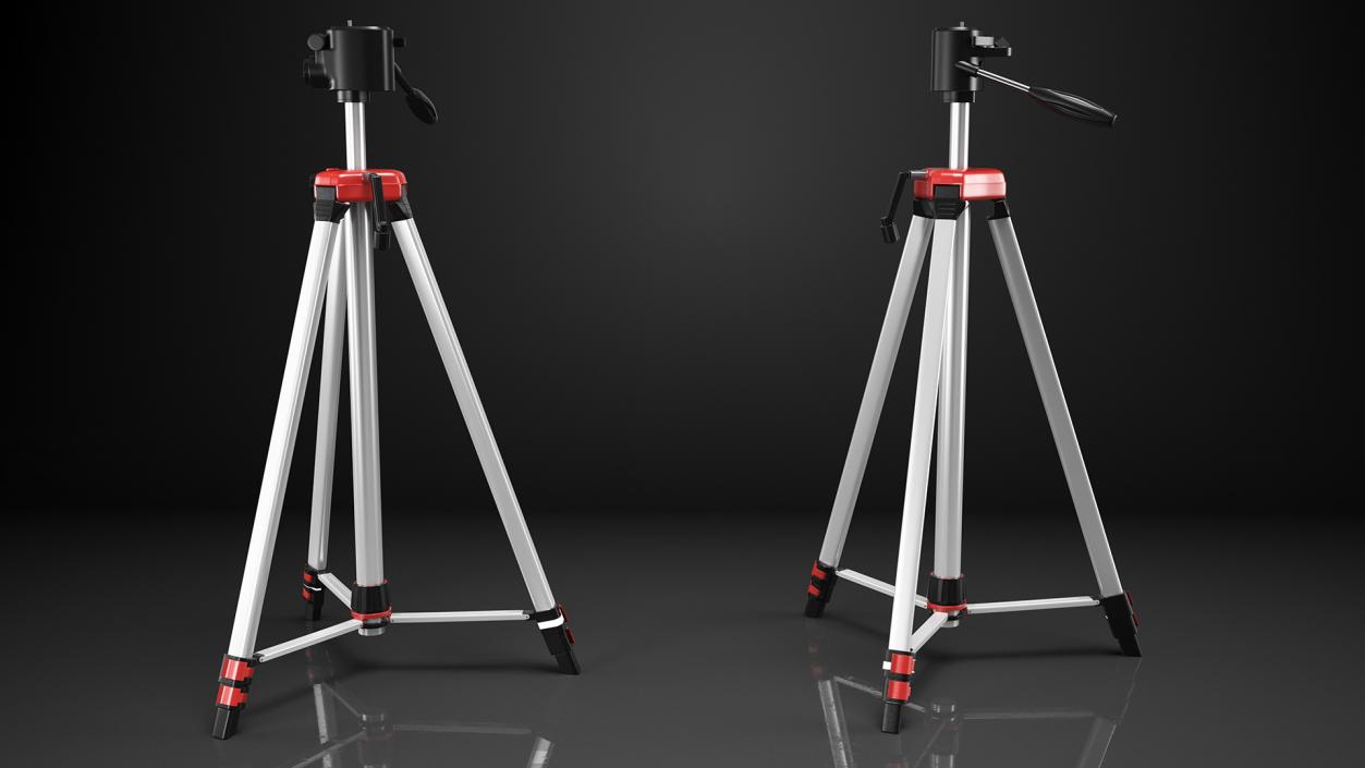 3D model Adjustable Laser Level Tripod Stand