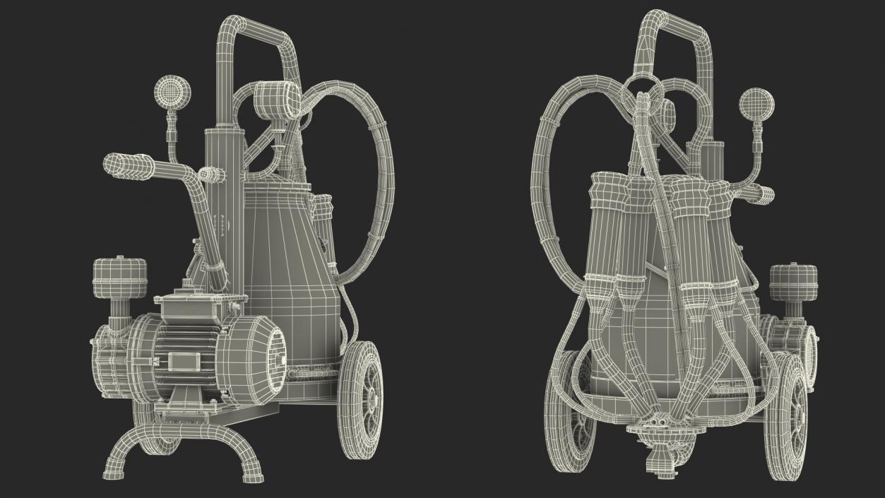 3D model Milking Machine Work