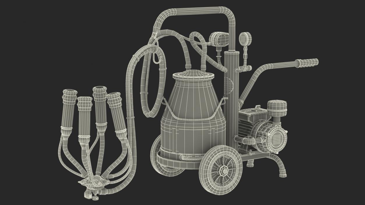 3D model Milking Machine Work