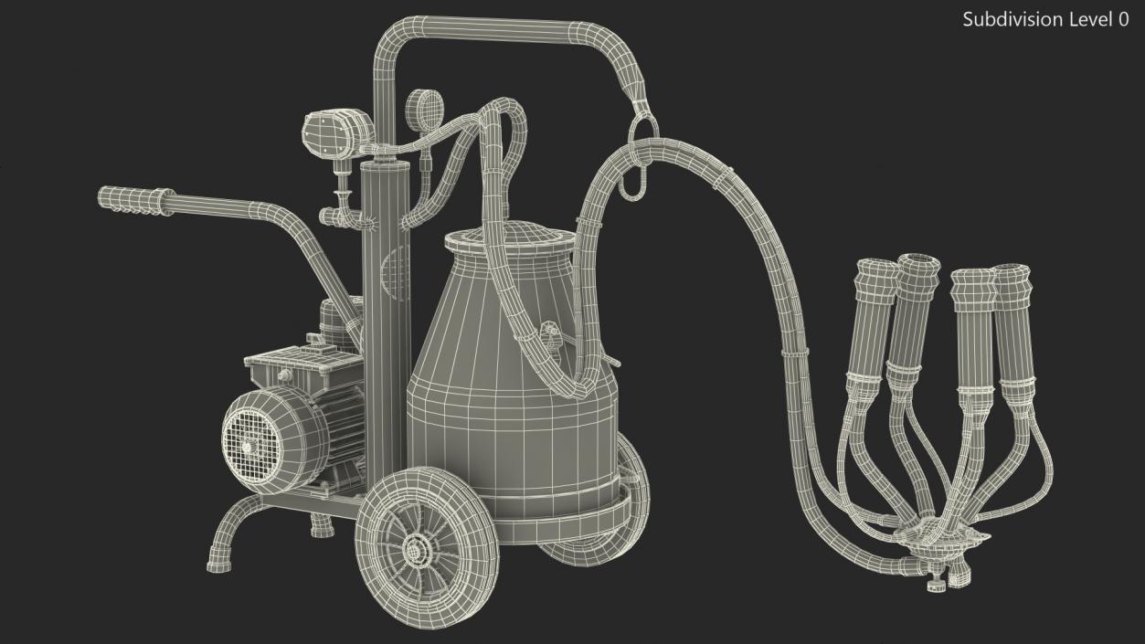 3D model Milking Machine Work