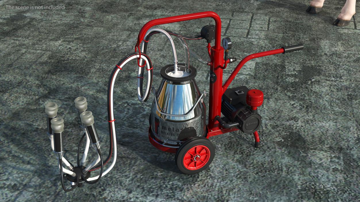 3D model Milking Machine Work