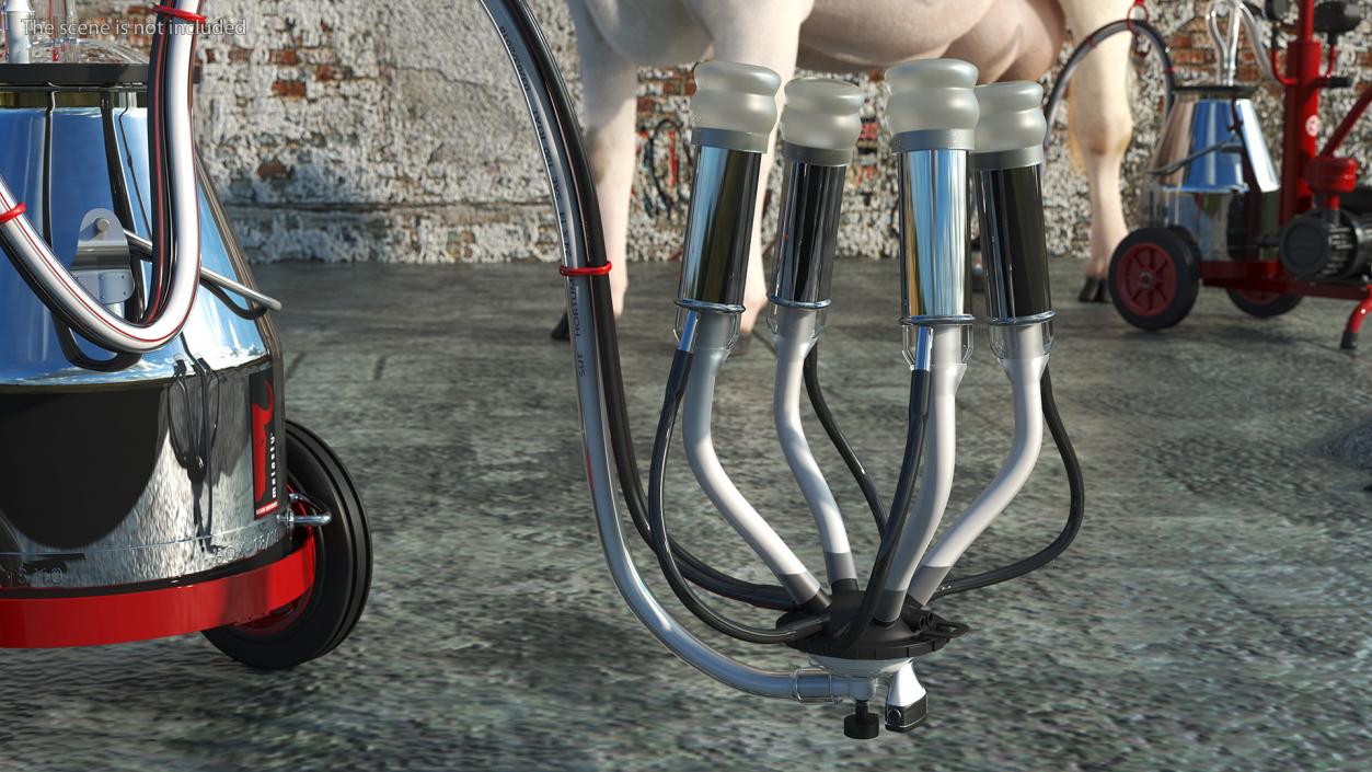 3D model Milking Machine Work