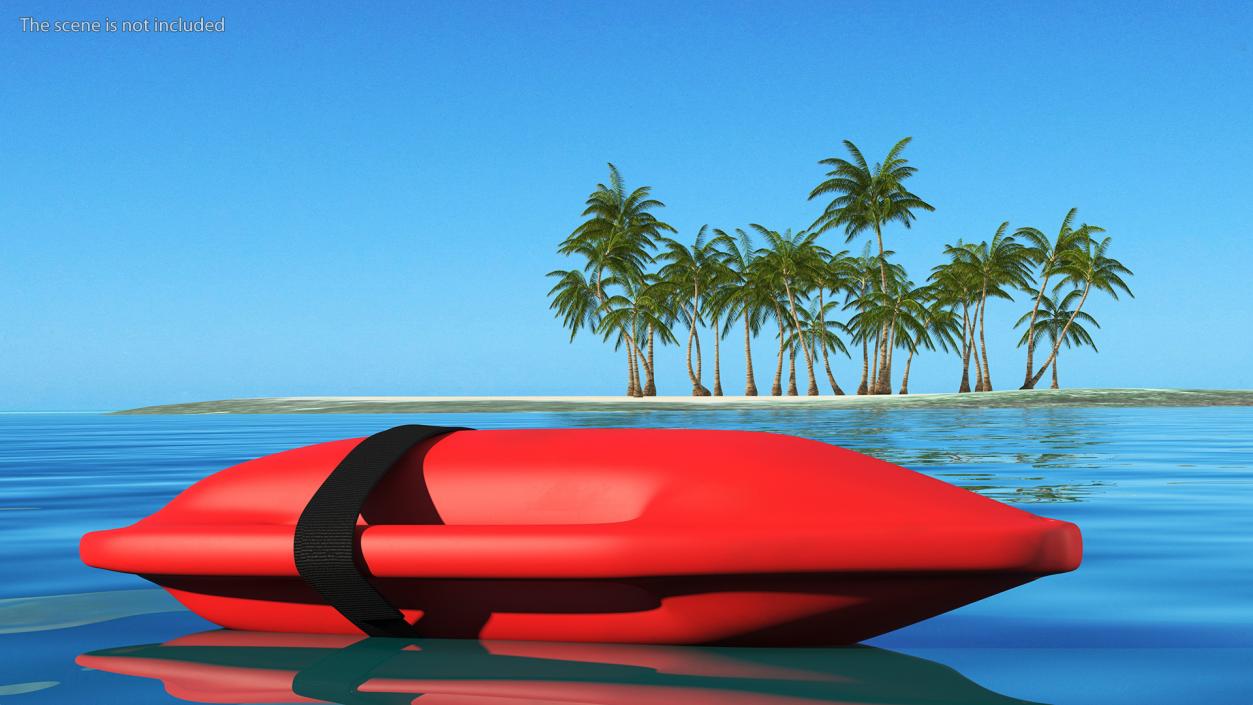 3D Torpedo Rescue Lifebuoy model