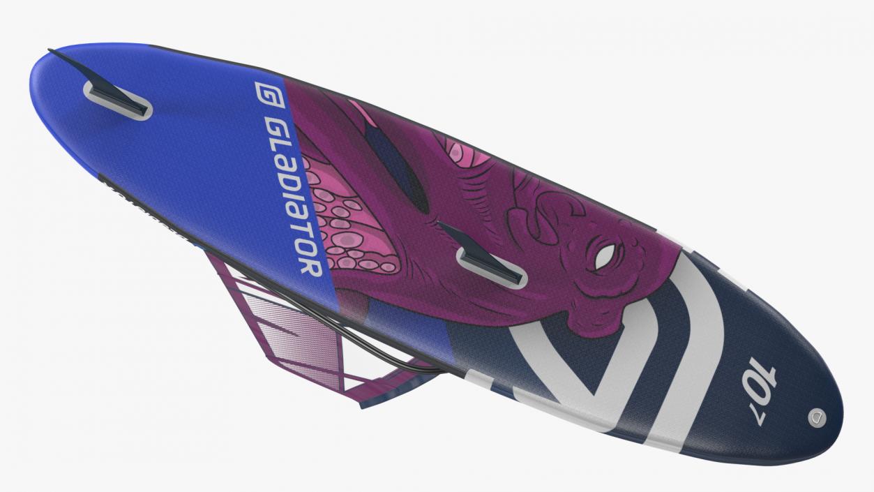 3D Windsurf SUP Gladiator with STX Sail