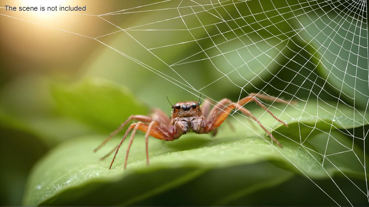 Corner Spider Web 3D