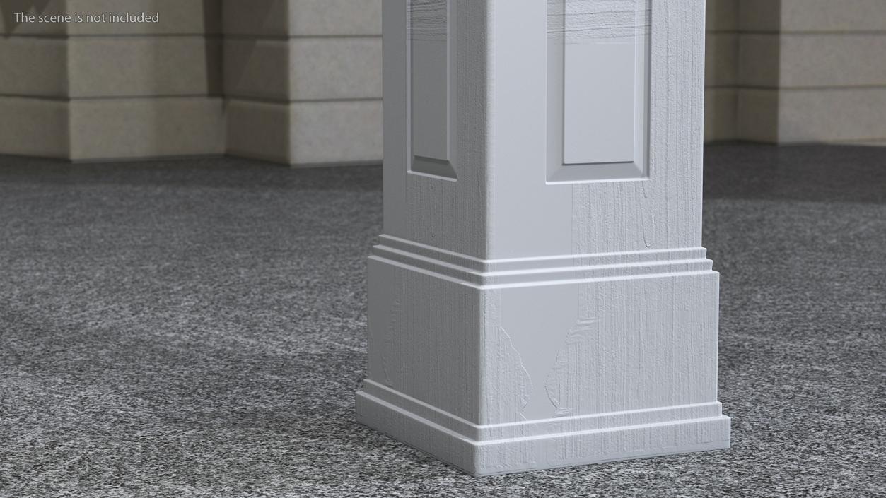 3D model Pedestal Column Wrap