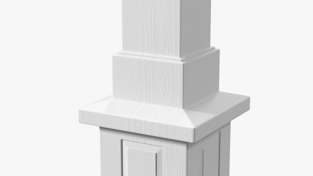 3D model Pedestal Column Wrap