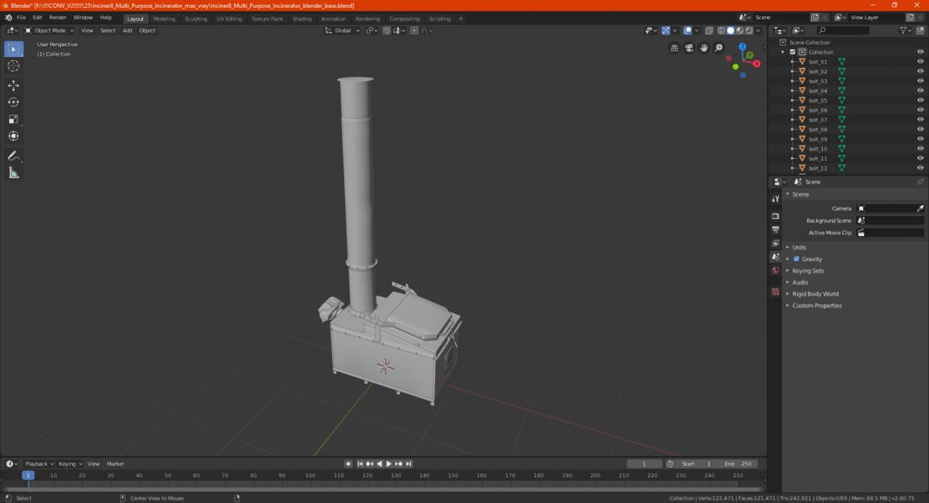 Inciner8 Multi Purpose Incinerator 3D model