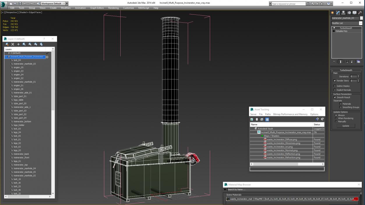 Inciner8 Multi Purpose Incinerator 3D model