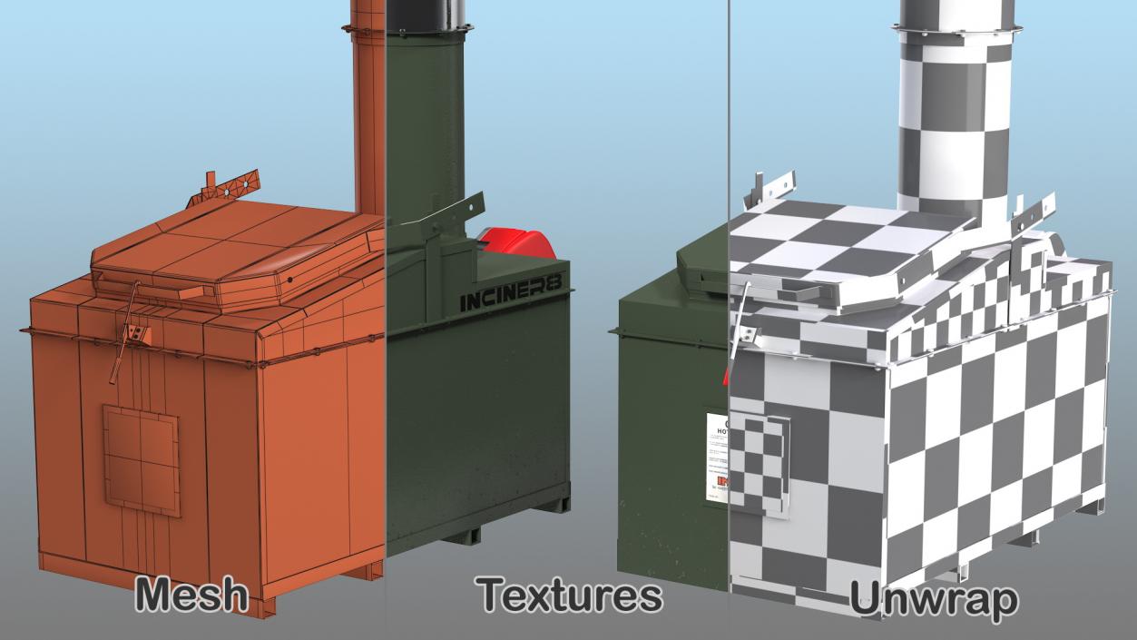 Inciner8 Multi Purpose Incinerator 3D model