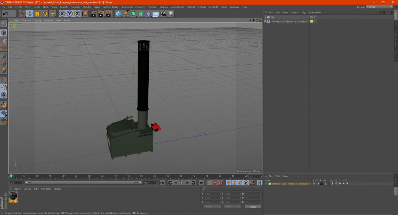 Inciner8 Multi Purpose Incinerator 3D model