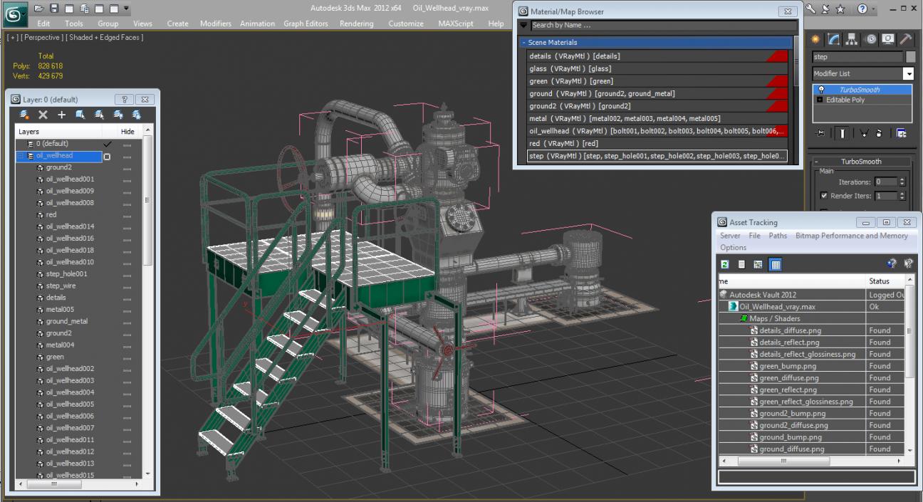 Oil Wellhead 3D