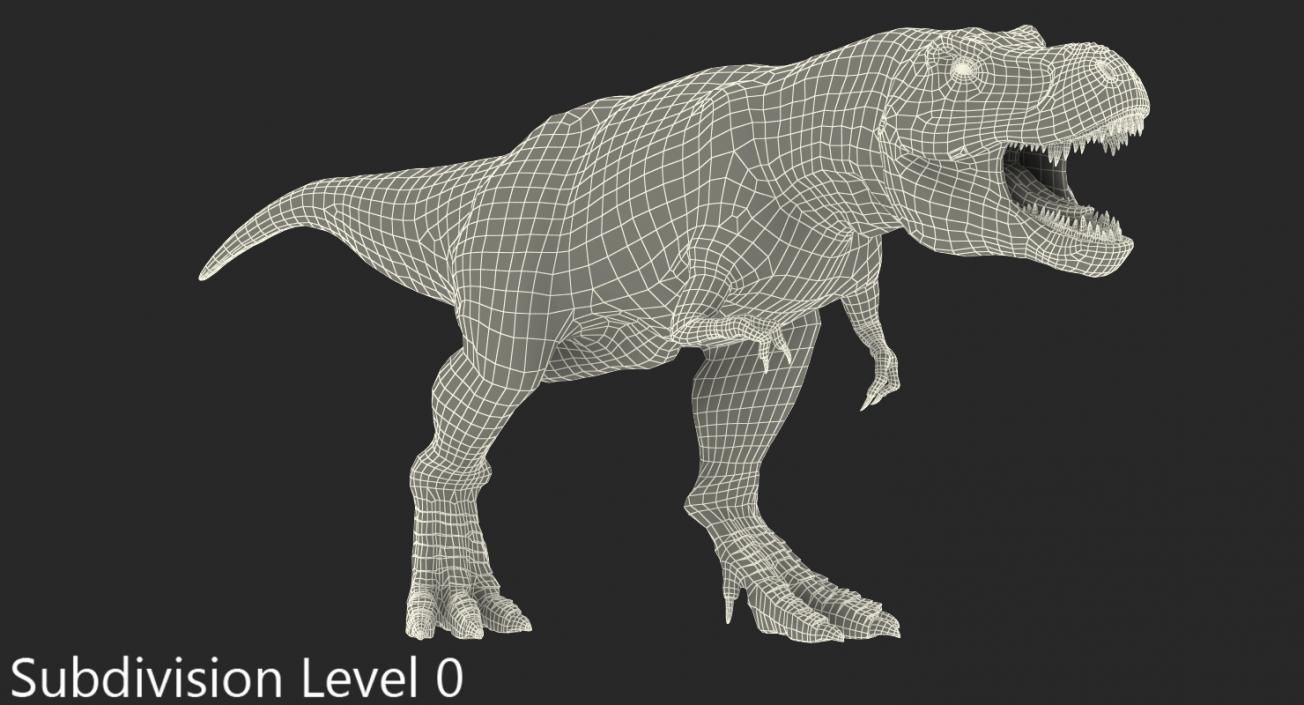 3D model Tyrannosaurus Rex Walking