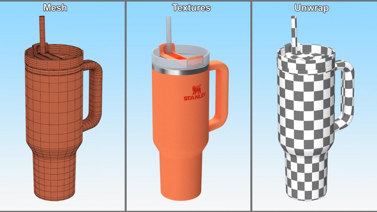 3D Stanley Thermal Mugs Collection 2 model