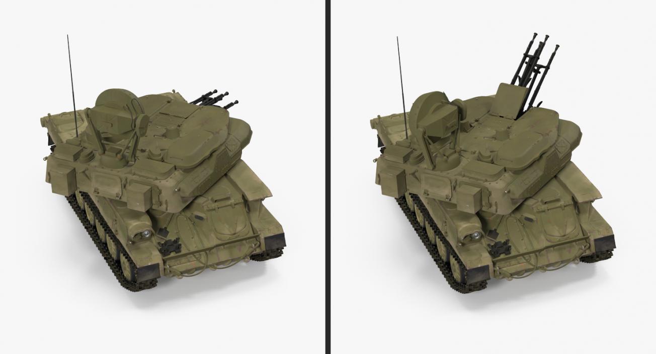 3D Rigged Russian Military Vehicles Collection model