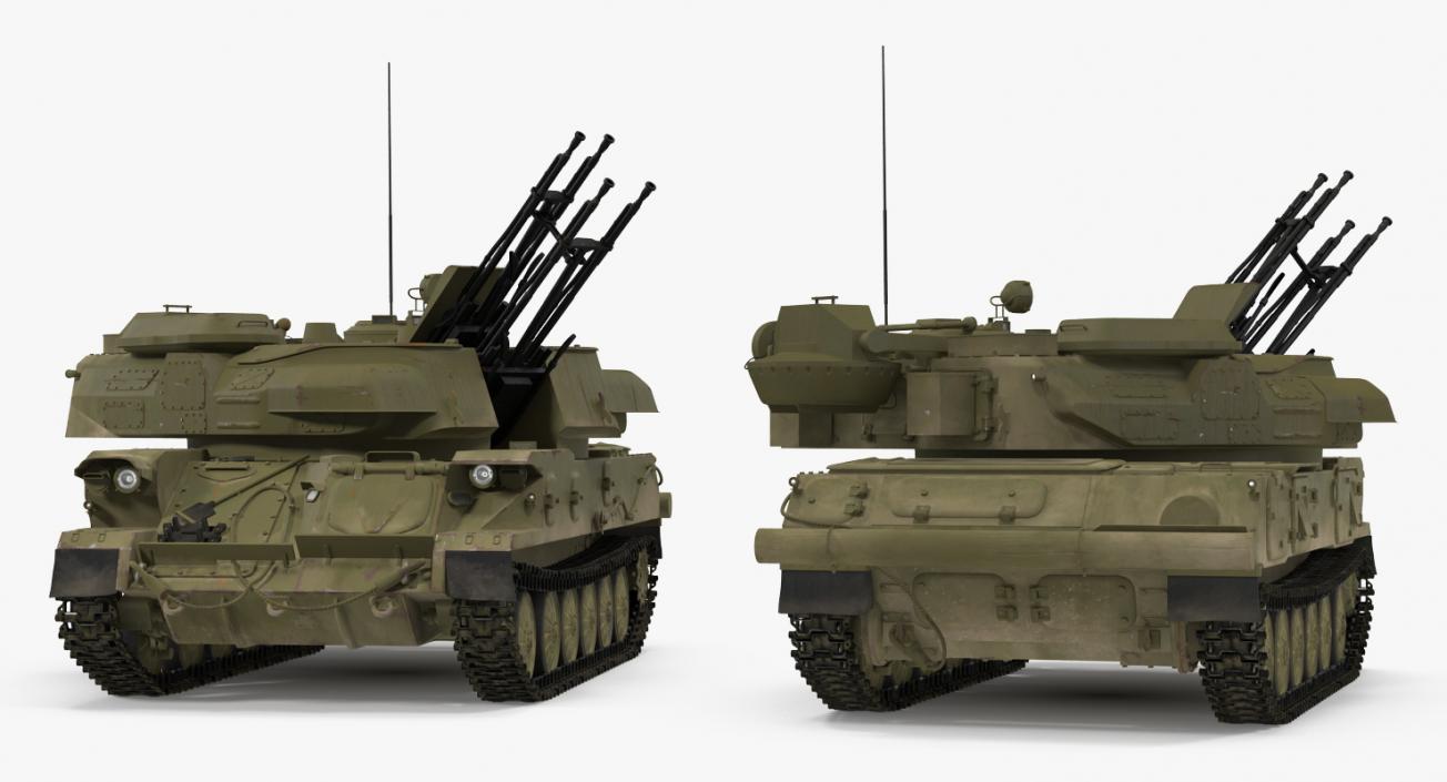 3D Rigged Russian Military Vehicles Collection model