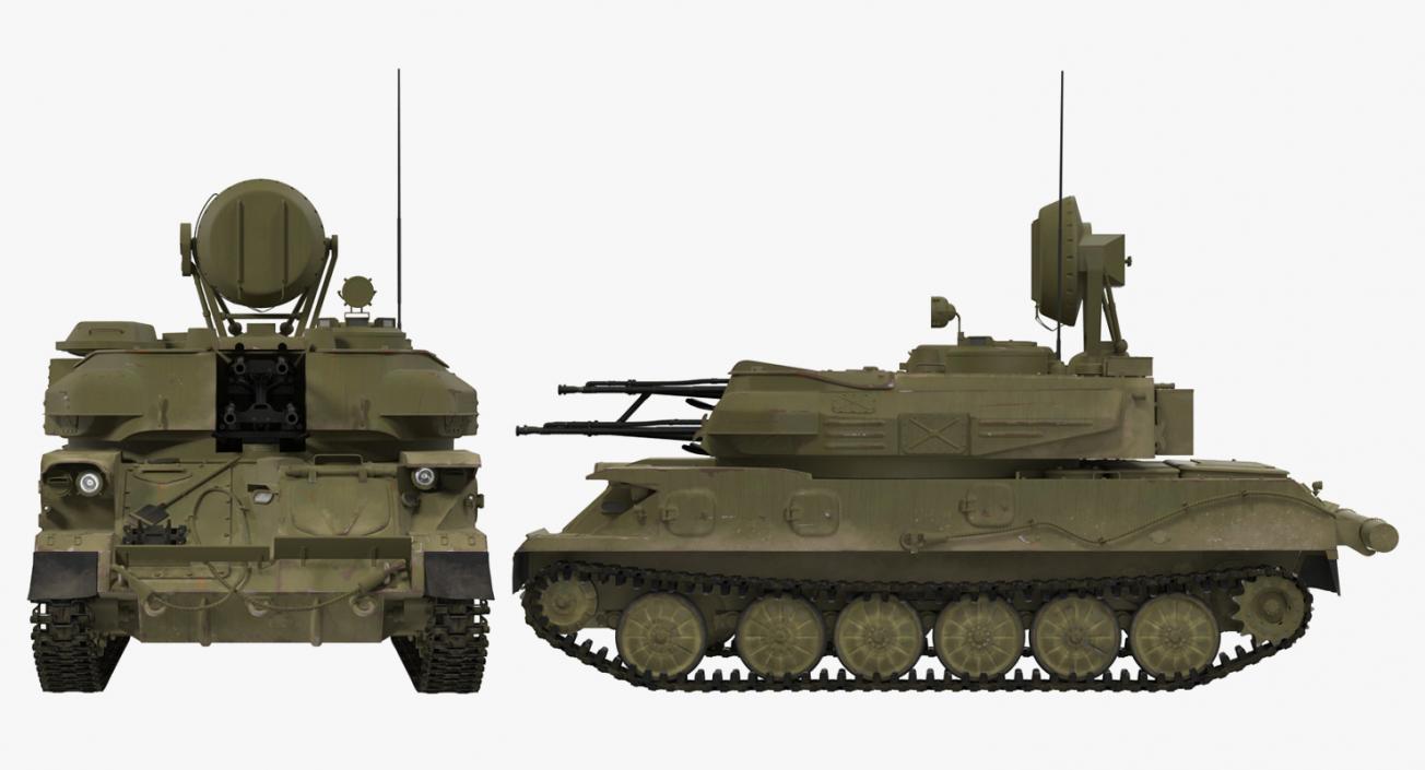 3D Rigged Russian Military Vehicles Collection model