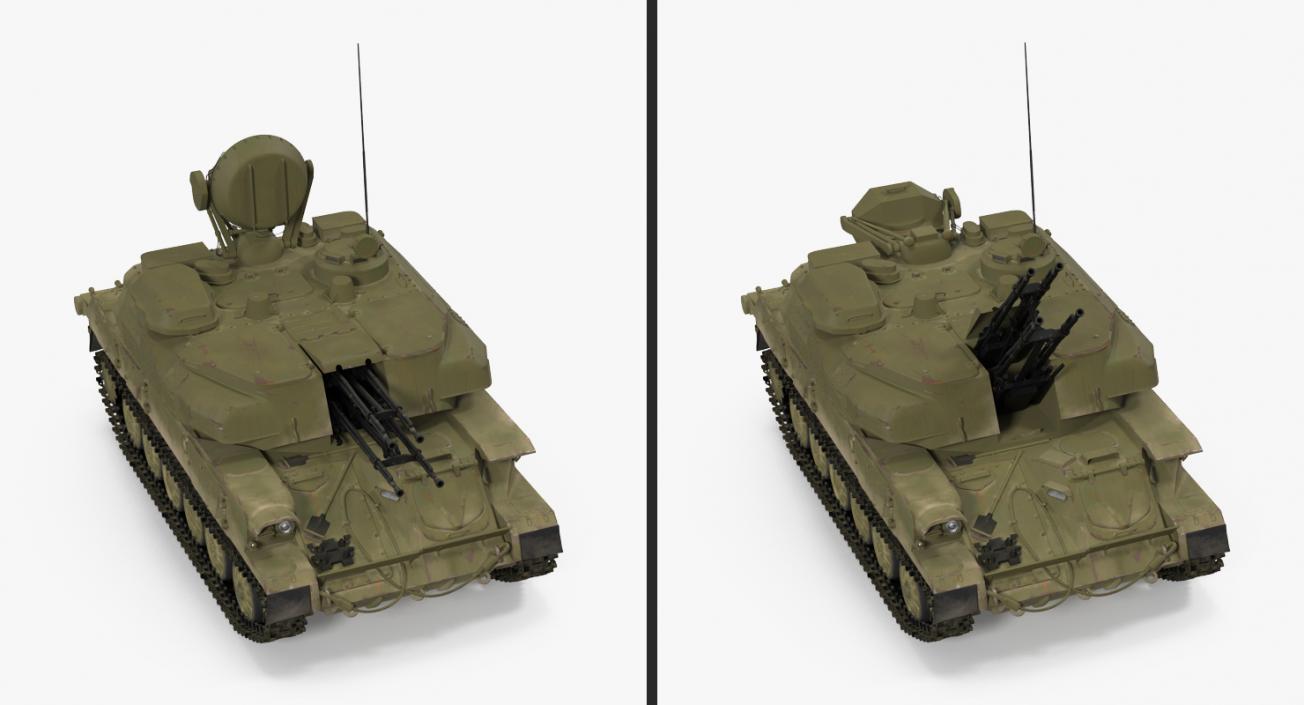 3D Rigged Russian Military Vehicles Collection model