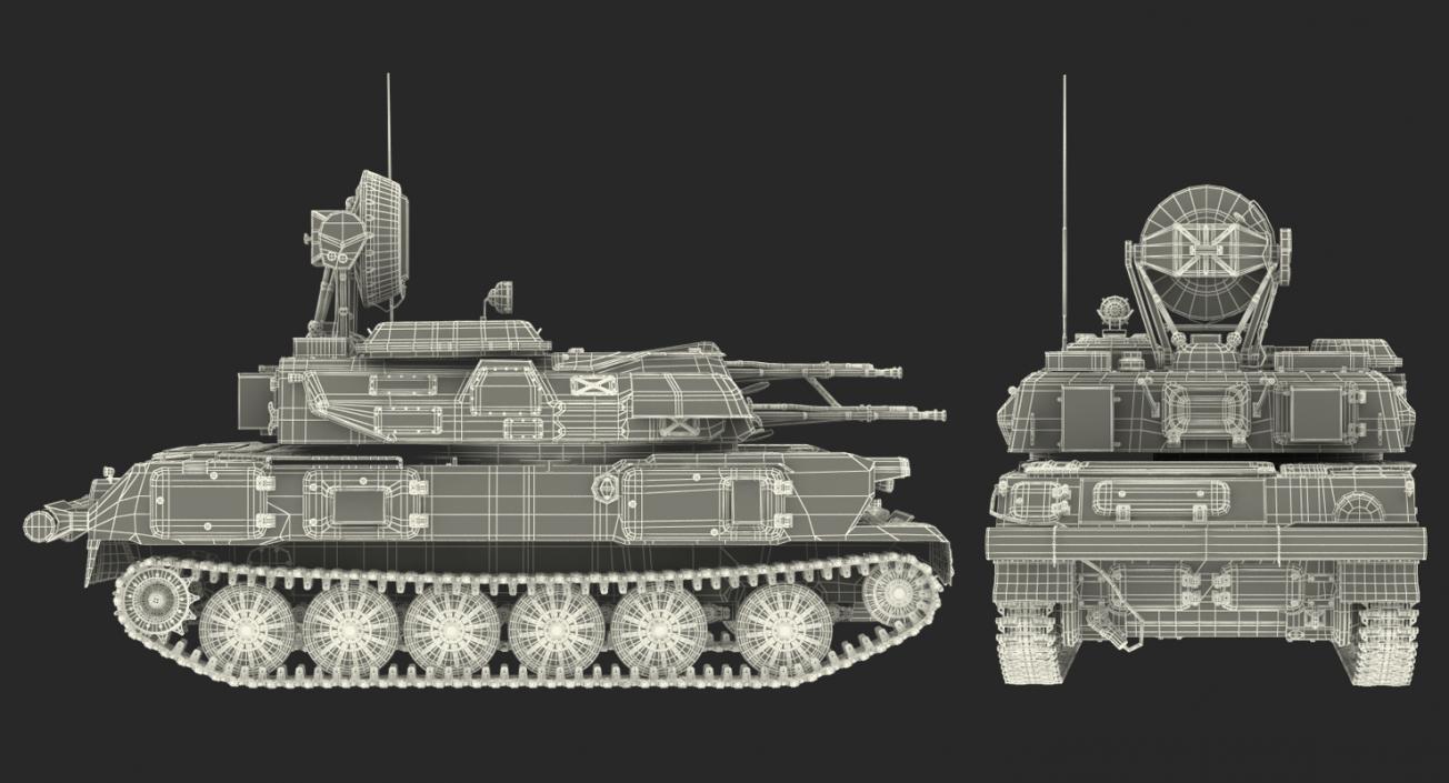 3D Rigged Russian Military Vehicles Collection model