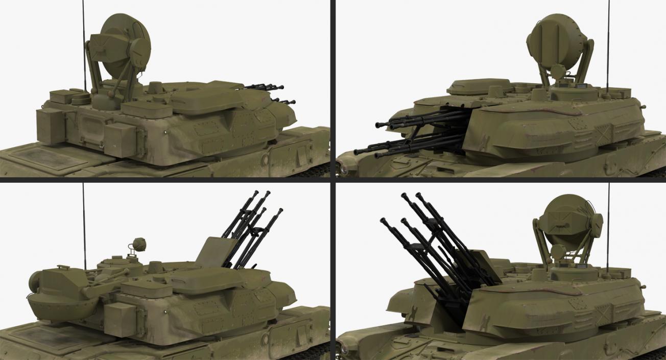 3D Rigged Russian Military Vehicles Collection model