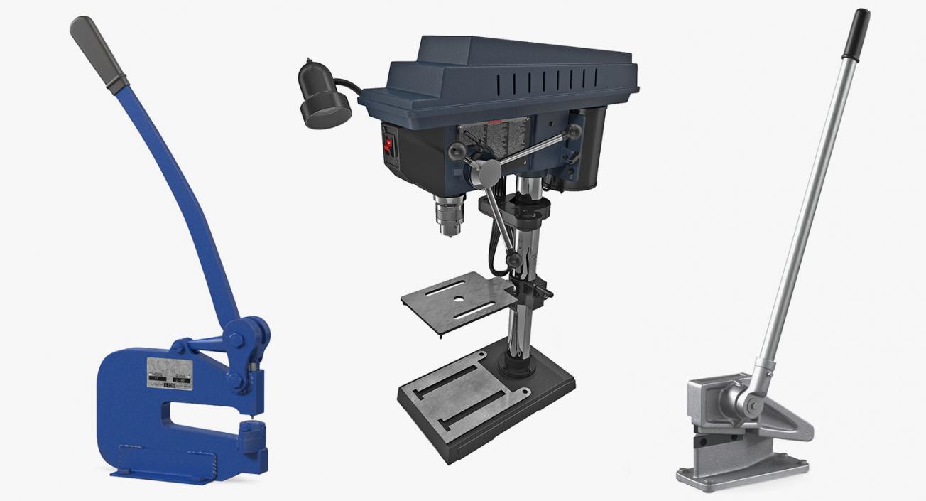 Drill Presses Collection 3D model