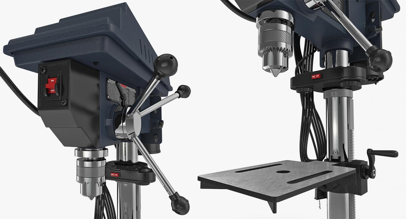 Drill Presses Collection 3D model