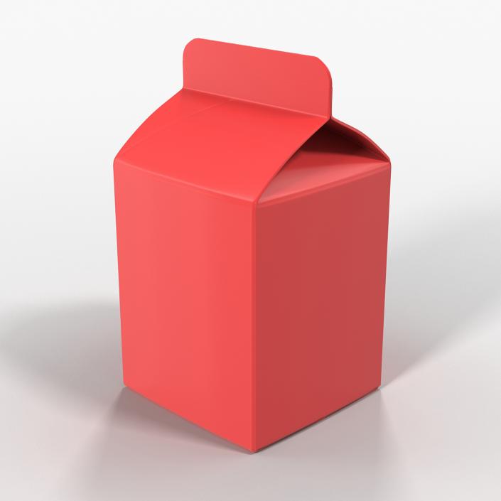 Milk Carton Pint Package 3D model