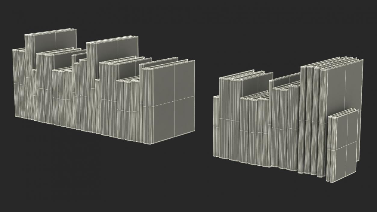 3D Library Table S Shape