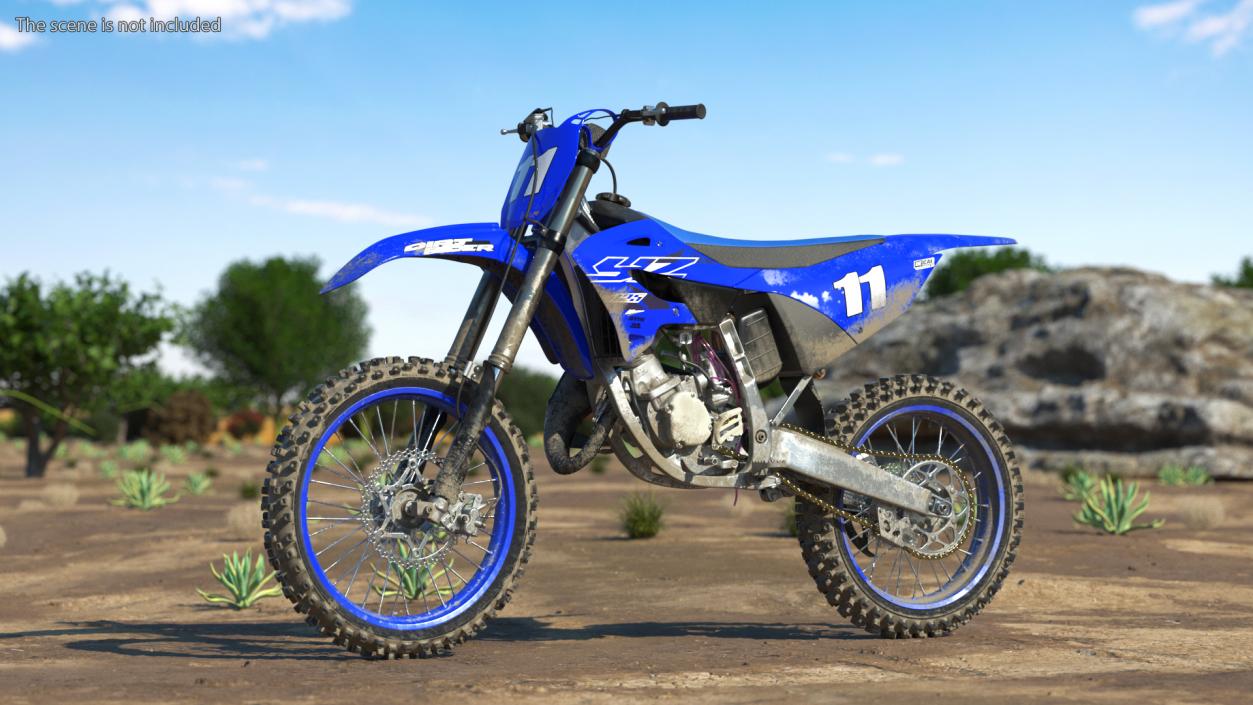 Yamaha YZ125 2022 Dirt 3D