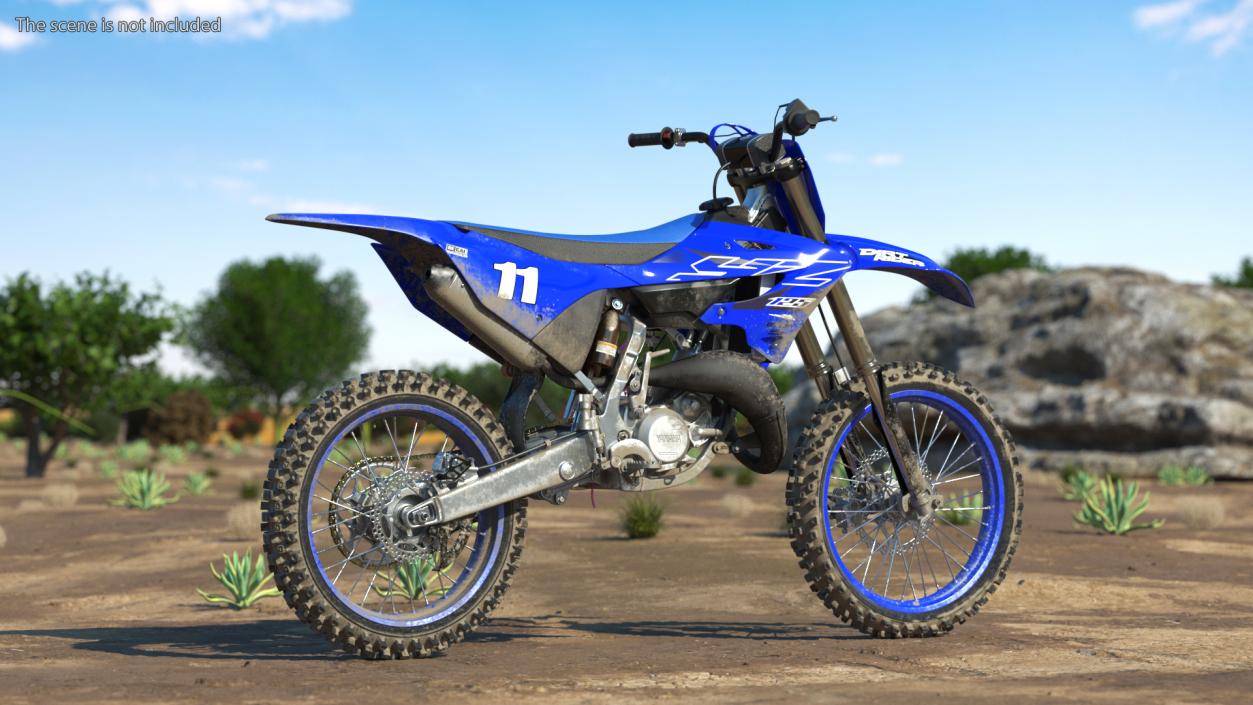 Yamaha YZ125 2022 Dirt 3D