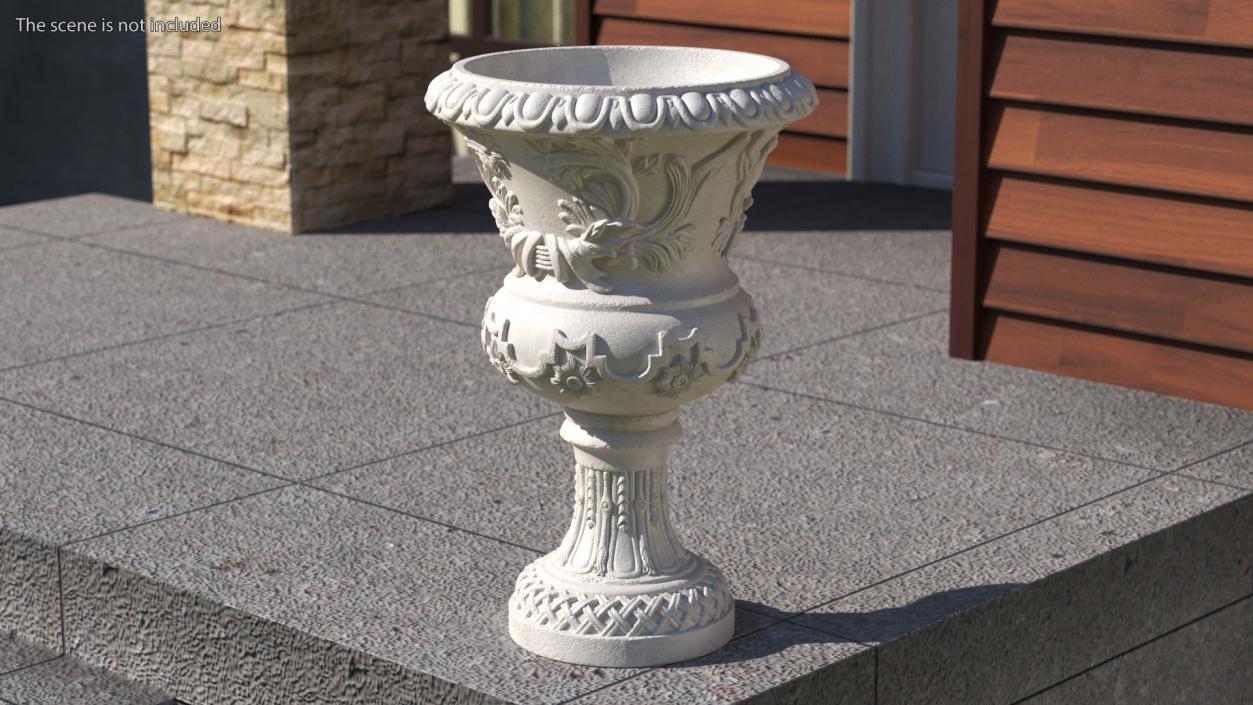 Provence Planter Urn h75 3D model