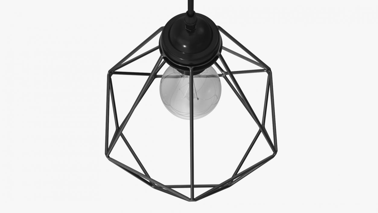 Pendant Light Black 3D model