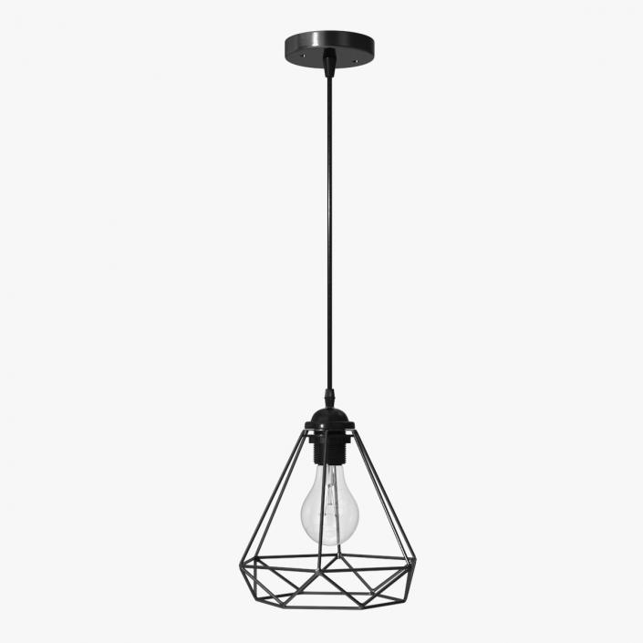 Pendant Light Black 3D model